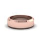 Matte Finish Beveled Anniversary Band For Men