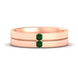 Mens 2 Stone Band