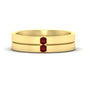 Mens 2 Stone Band