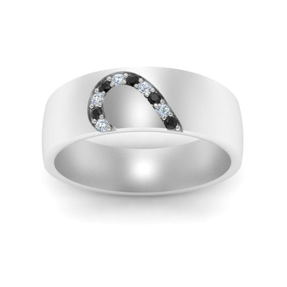 Mens Anniversary Band With Diamonds