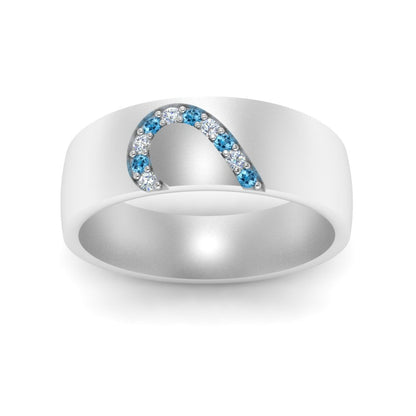 Mens Anniversary Band With Diamonds