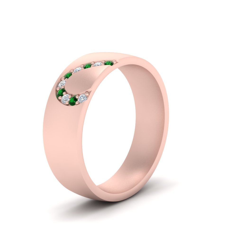 Mens Anniversary Band With Diamonds