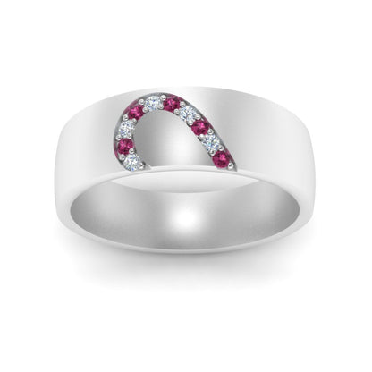 Mens Anniversary Band With Diamonds