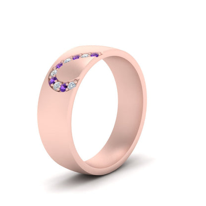Mens Anniversary Band With Diamonds