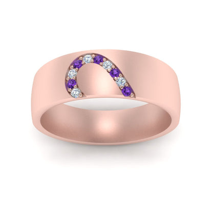 Mens Anniversary Band With Diamonds