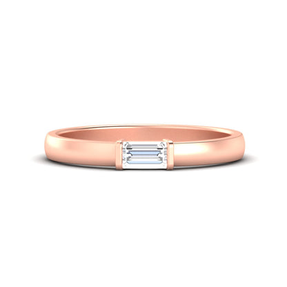 Mens Baguette Diamond Engagement Ring