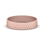 Mens Honey Comb Wedding Ring
