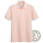 Men's Summer Striped Trim Stand Collar Polo Shirt