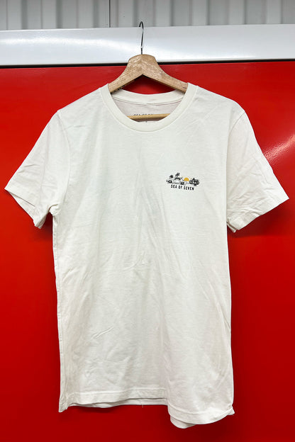 Today We Ride Mens Tee - Vintage White