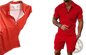 Men's Textured Polo and Shorts Coordinated Summer Set