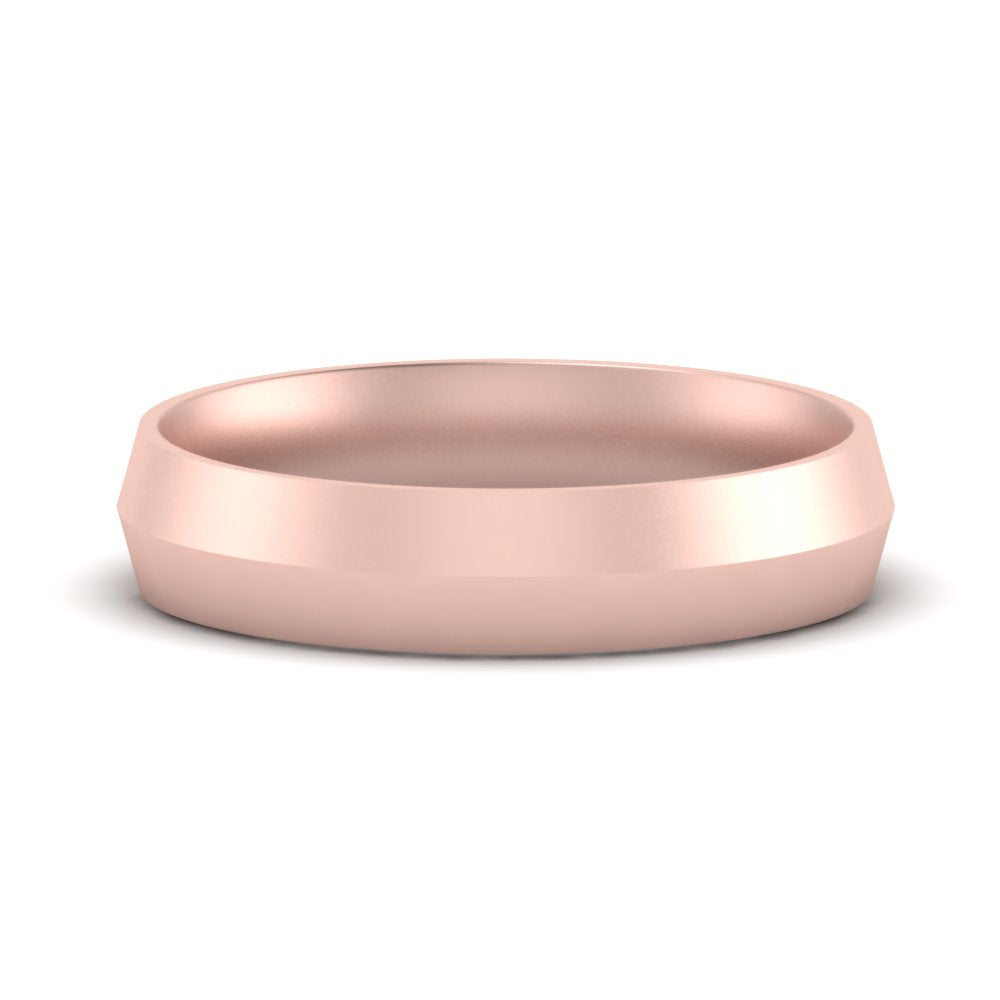 Comfort Fit Knife Edge Mens Band