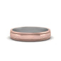 Milgrain 2 Tone Wedding Band