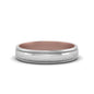 Milgrain 2 Tone Wedding Band