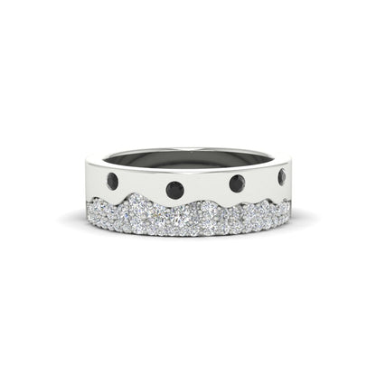 Mountain Stone Mens Wedding Ring