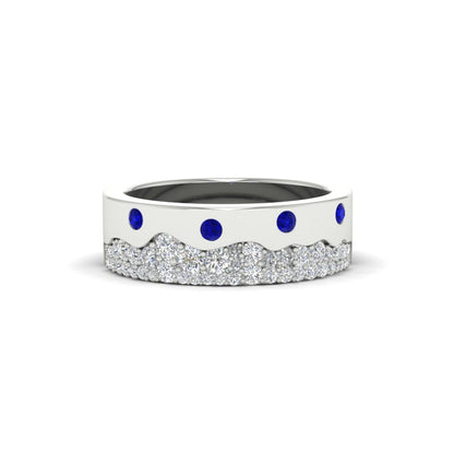 Mountain Stone Mens Wedding Ring