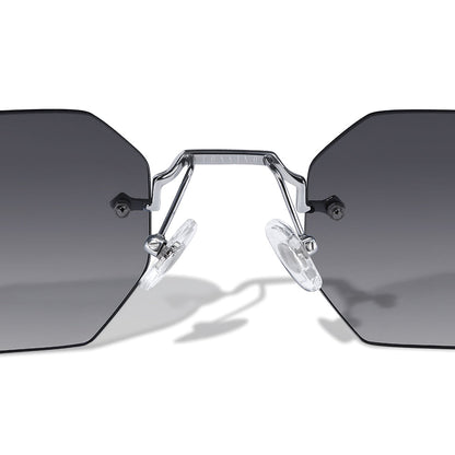 Mykono 48mm Hexagon Sunglasses | Black