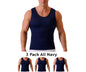 3-Pack Insta Slim Compression Muscle Tank MS0003