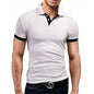 New Polo Shirt Men Summer Cool Men's Shirts Sleeve Polo Business Clothes Luxury Men Tee Shirt Polos  women's short sleeves Summer Men's T-shirt Short Sleeved Lapel Casual T-shirt for Male Half Sleeve Tops