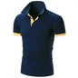 New Polo Shirt Men Summer Cool Men's Shirts Sleeve Polo Business Clothes Luxury Men Tee Shirt Polos  women's short sleeves Summer Men's T-shirt Short Sleeved Lapel Casual T-shirt for Male Half Sleeve Tops