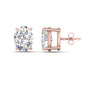 Classic Four Prong Oval Diamond Solitaire Stud Earrings [IGI Certified]
