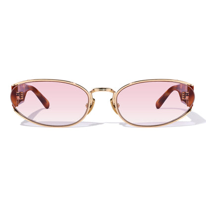 Bisou 60mm Oval Sunglasses | Pink Havana