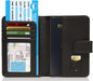 Vegan Leather Passport Holder – Travel Organizer with Snap Closure