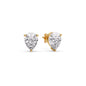 Three-Prong Pear Diamond Solitaire Stud Earrings [IGI Certified]