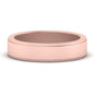 Simple Flat Wedding Band 4MM