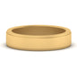 Simple Flat Wedding Band 4MM