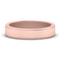 Simple Flat Wedding Band 4MM