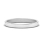 Simple Flat Wedding Band 4MM