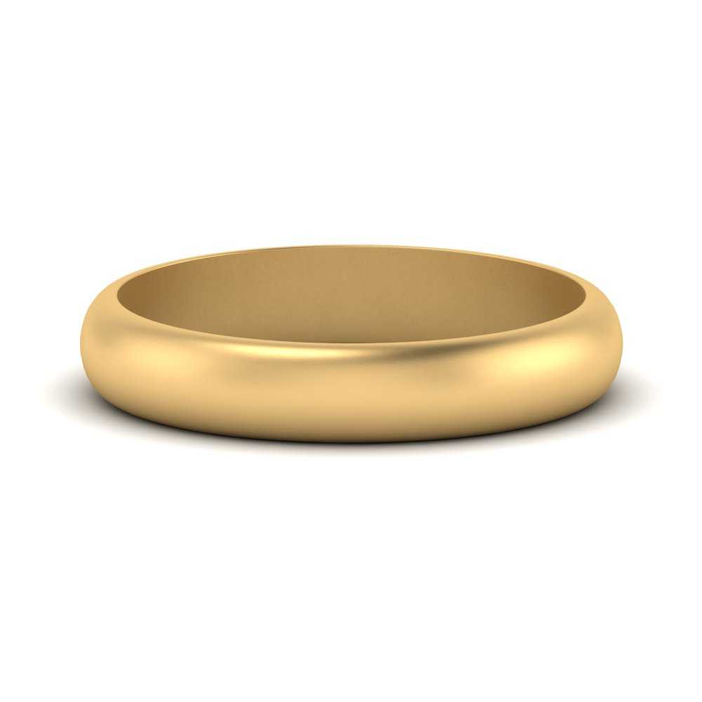 Low Dome 6mm Men Wedding Band