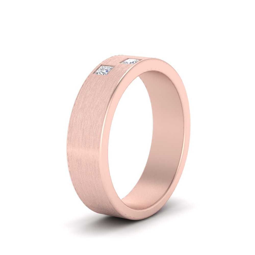 Princess Cut Brush Finish Band