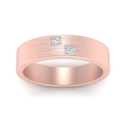 Princess Cut Brush Finish Band