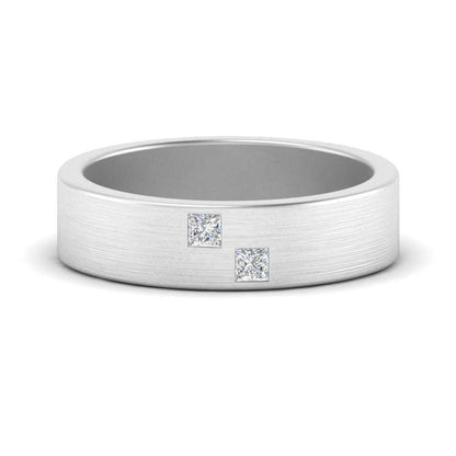 Princess Cut Brush Finish Band