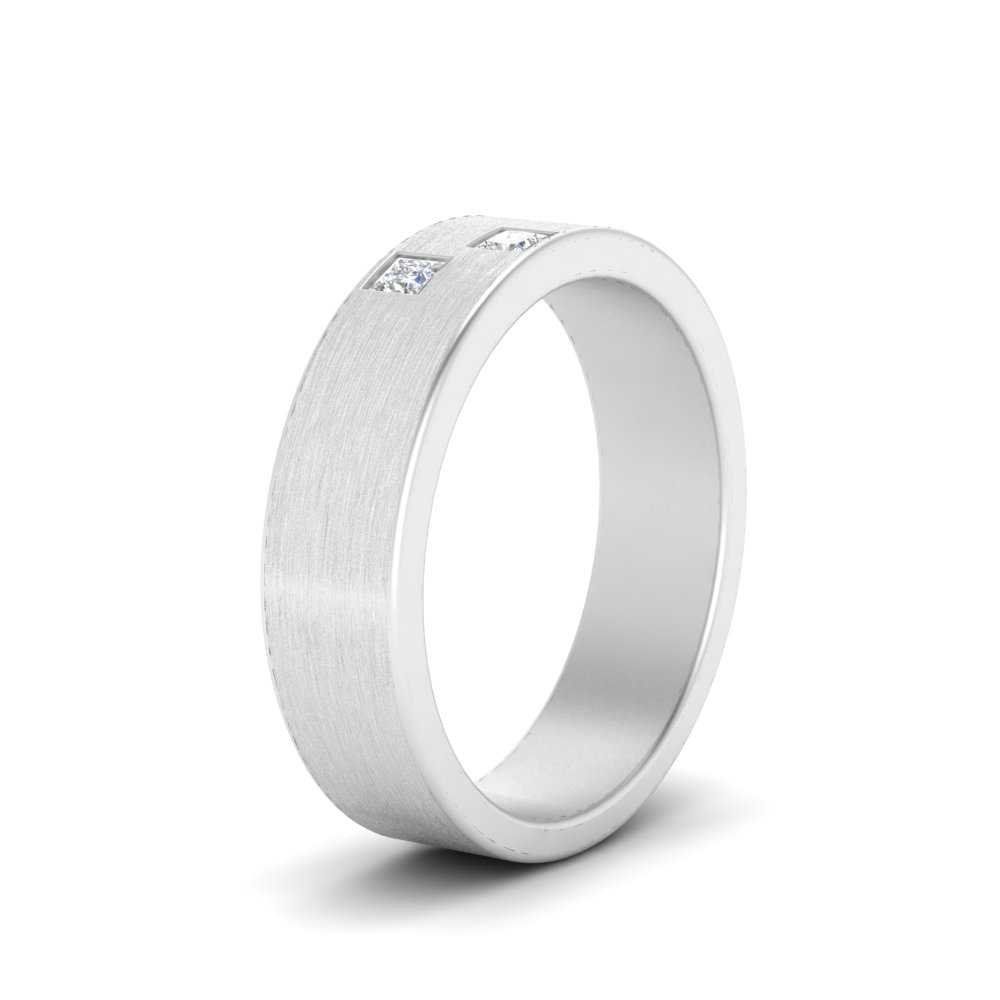 Princess Cut Brush Finish Band