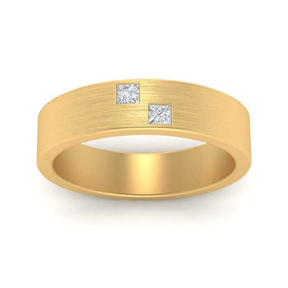 Princess Cut Brush Finish Band