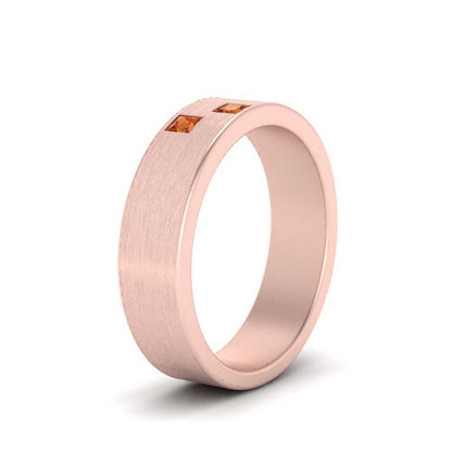 Princess Cut Brush Finish Band