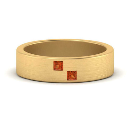 Princess Cut Brush Finish Band