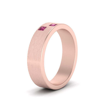 Princess Cut Brush Finish Band
