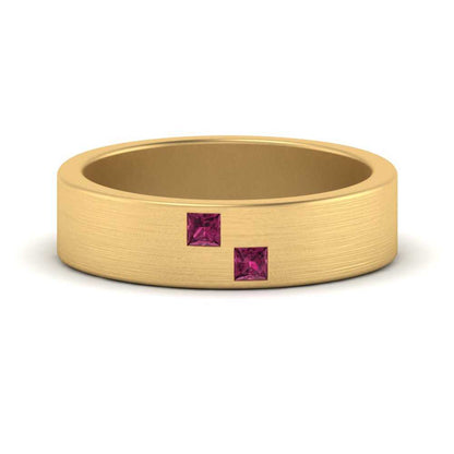 Princess Cut Brush Finish Band