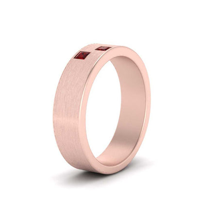 Princess Cut Brush Finish Band