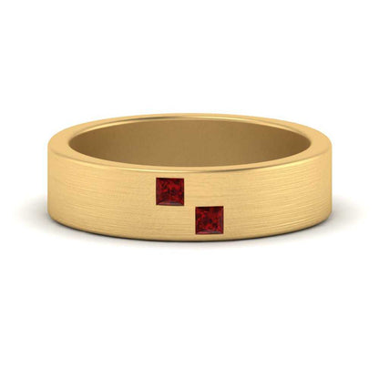 Princess Cut Brush Finish Band
