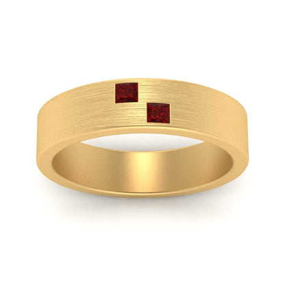 Princess Cut Brush Finish Band