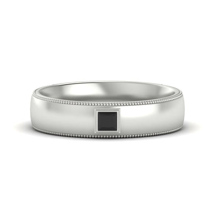 Princess Cut Mens Comfort Fit Promise Ring