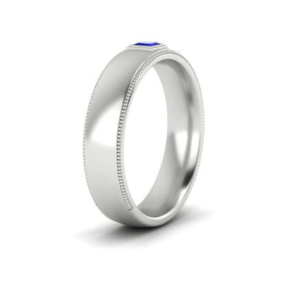 Princess Cut Mens Comfort Fit Promise Ring