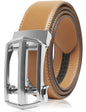 Leather Ratchet Belt – No Holes, Custom Fit