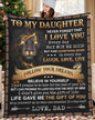 Special Gift For Your Daughter Blanket - From Dad (SKUB06-80)