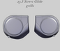 97-25+ Harley inner Touring decorative speakers grill covers sets