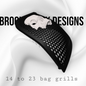 14-24 Harley Davidson bag lid Speaker Grill Cover Ancient Skull